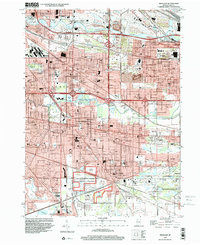preview thumbnail of historical topo map of Highland, IN in 1998