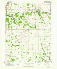 Download a high-resolution, GPS-compatible USGS topo map for Hillsboro, IN (1964 edition)