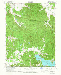 preview thumbnail of historical topo map of Monroe County, IN in 1961