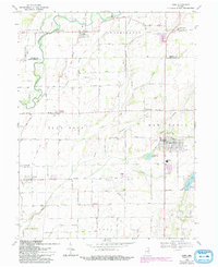 preview thumbnail of historical topo map of Hope, IN in 1968