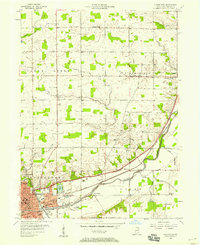 Download a high-resolution, GPS-compatible USGS topo map for Huntington, IN (1958 edition)