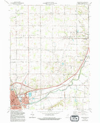 Download a high-resolution, GPS-compatible USGS topo map for Huntington, IN (1994 edition)