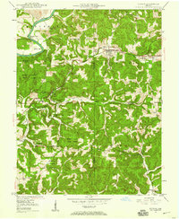Download a high-resolution, GPS-compatible USGS topo map for Huron, IN (1960 edition)