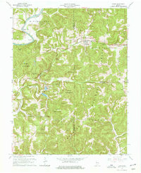 Download a high-resolution, GPS-compatible USGS topo map for Huron, IN (1966 edition)