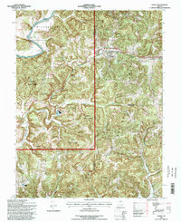 Download a high-resolution, GPS-compatible USGS topo map for Huron, IN (2001 edition)