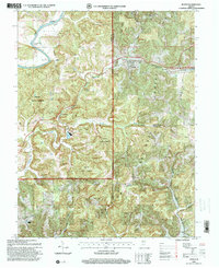 Download a high-resolution, GPS-compatible USGS topo map for Huron, IN (1998 edition)