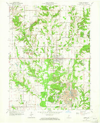 Download a high-resolution, GPS-compatible USGS topo map for Hymera, IN (1965 edition)