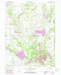 Download a high-resolution, GPS-compatible USGS topo map for Hymera, IN (1981 edition)