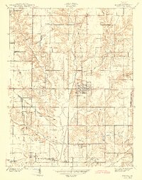1943 Map of Hymera
