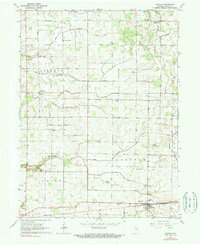 Download a high-resolution, GPS-compatible USGS topo map for Idaville, IN (1977 edition)