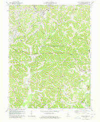 preview thumbnail of historical topo map of Martin County, IN in 1978