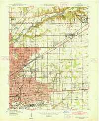 1948 Map of Indianapolis East