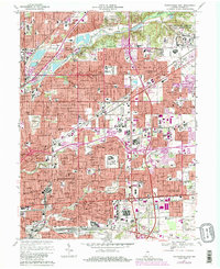 Download a high-resolution, GPS-compatible USGS topo map for Indianapolis East, IN (1981 edition)
