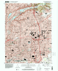 Download a high-resolution, GPS-compatible USGS topo map for Indianapolis East, IN (2001 edition)
