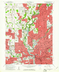 Download a high-resolution, GPS-compatible USGS topo map for Indianapolis West, IN (1961 edition)