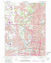 Download a high-resolution, GPS-compatible USGS topo map for Indianapolis West, IN (1981 edition)