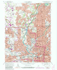 Download a high-resolution, GPS-compatible USGS topo map for Indianapolis West, IN (1991 edition)