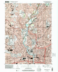 Download a high-resolution, GPS-compatible USGS topo map for Indianapolis West, IN (2002 edition)