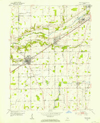 1952 Map of Ingalls, 1953 Print