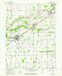 1962 Map of Ingalls, IN, 1963 Print