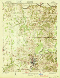 1946 Map of Martin County, IN