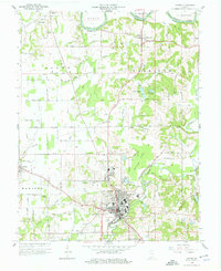 preview thumbnail of historical topo map of Jasper, IN in 1960