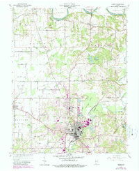 Download a high-resolution, GPS-compatible USGS topo map for Jasper, IN (1990 edition)