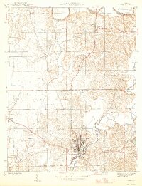 1946 Map of Jasper, IN