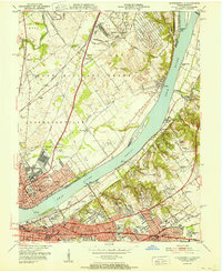 1951 Map of Jeffersonville