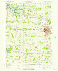 Download a high-resolution, GPS-compatible USGS topo map for Kendallville, IN (1957 edition)