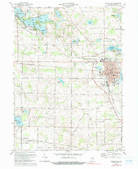Download a high-resolution, GPS-compatible USGS topo map for Kendallville, IN (1991 edition)