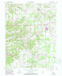 Download a high-resolution, GPS-compatible USGS topo map for Kent, IN (1988 edition)