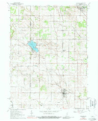 Download a high-resolution, GPS-compatible USGS topo map for Kewanna, IN (1989 edition)