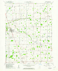 Download a high-resolution, GPS-compatible USGS topo map for Kirklin, IN (1963 edition)