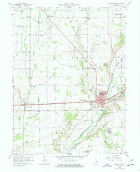 Download a high-resolution, GPS-compatible USGS topo map for Knightstown, IN (1961 edition)