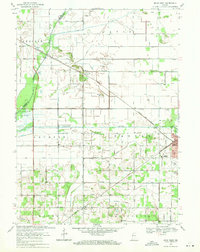 Download a high-resolution, GPS-compatible USGS topo map for Knox West, IN (1971 edition)