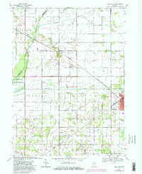 Download a high-resolution, GPS-compatible USGS topo map for Knox West, IN (1980 edition)