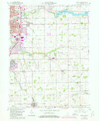 preview thumbnail of historical topo map of Howard County, IN in 1960