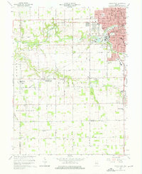 Download a high-resolution, GPS-compatible USGS topo map for Kokomo West, IN (1981 edition)