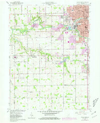 Download a high-resolution, GPS-compatible USGS topo map for Kokomo West, IN (1976 edition)