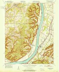 Download a high-resolution, GPS-compatible USGS topo map for Kosmosdale, IN (1951 edition)