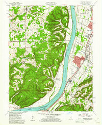 Download a high-resolution, GPS-compatible USGS topo map for Kosmosdale, IN (1967 edition)