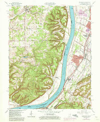 Download a high-resolution, GPS-compatible USGS topo map for Kosmosdale, IN (1972 edition)
