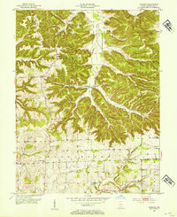 Download a high-resolution, GPS-compatible USGS topo map for Kossuth, IN (1954 edition)