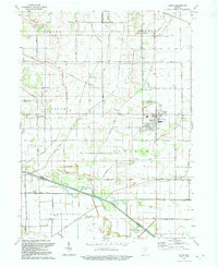 Download a high-resolution, GPS-compatible USGS topo map for Kouts, IN (1992 edition)