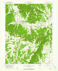 Download a high-resolution, GPS-compatible USGS topo map for Kurtz, IN (1968 edition)