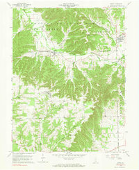 Download a high-resolution, GPS-compatible USGS topo map for Kurtz, IN (1983 edition)
