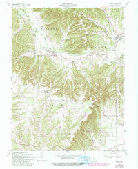 Download a high-resolution, GPS-compatible USGS topo map for Kurtz, IN (1990 edition)