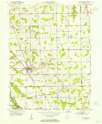 Download a high-resolution, GPS-compatible USGS topo map for La Fontaine, IN (1954 edition)