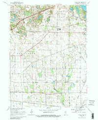 preview thumbnail of historical topo map of LaPorte County, IN in 1969